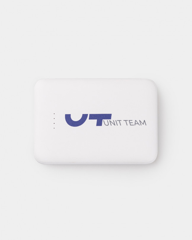 Портативна батарея powerbank 5000 mah, біла