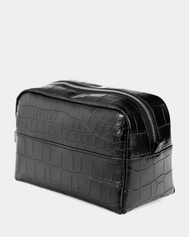 Косметичка "Ruth" рептилія, чорна