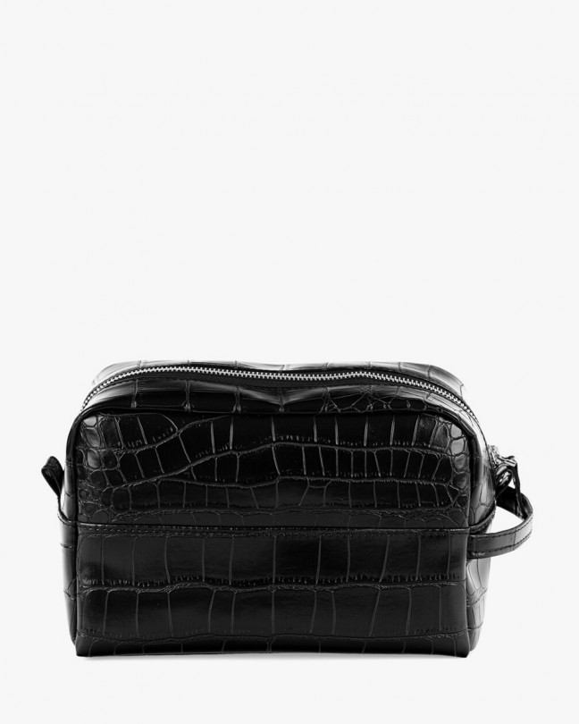 Косметичка "Ruth" рептилія, чорна