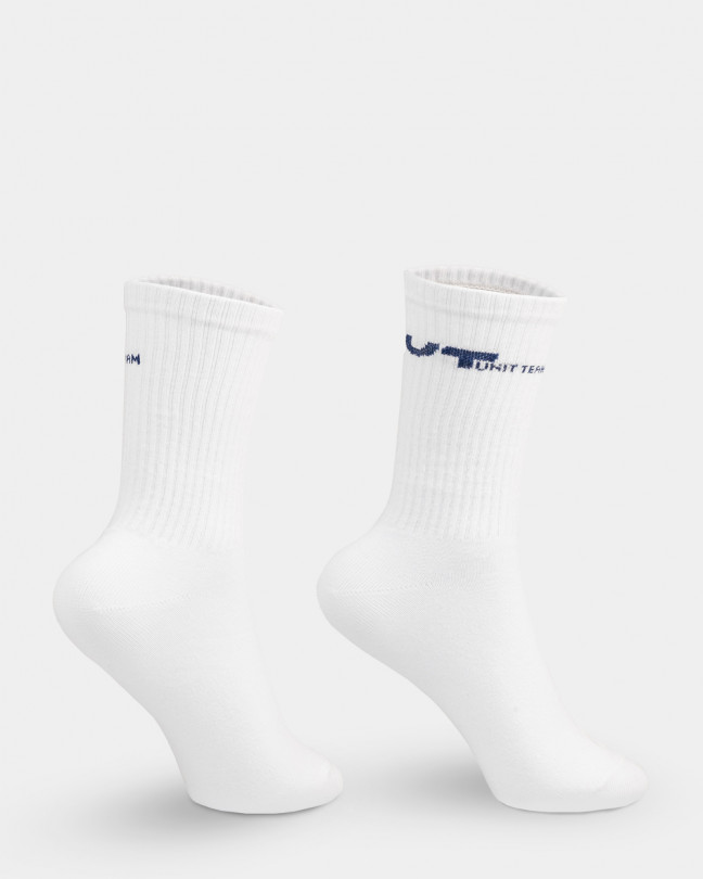 High socks, white