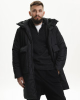 Пуховик "Long" чорний