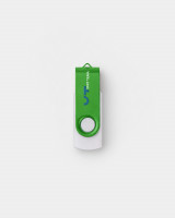 Флешка 'twister' 32 gb usb 2.0, біло-зелена