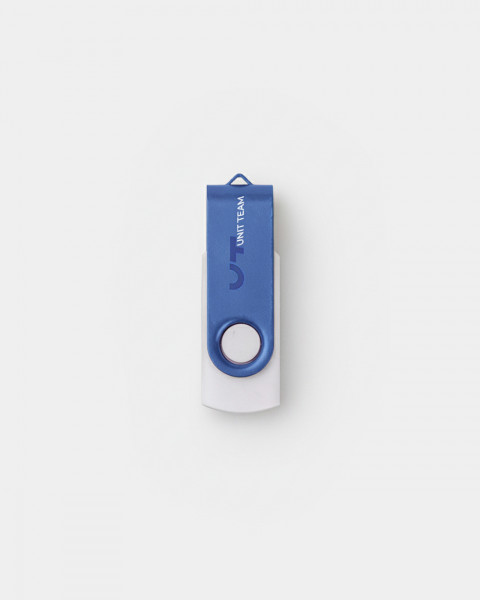Флешка 'twister' 32 gb usb 2.0, біло-синя