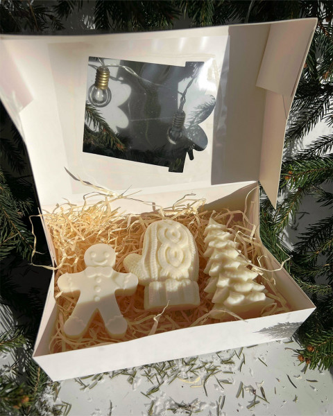 Набір із трьох свічок