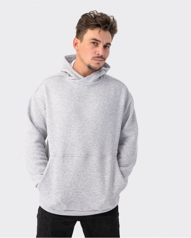 Hoodie "Essential" gray-colored