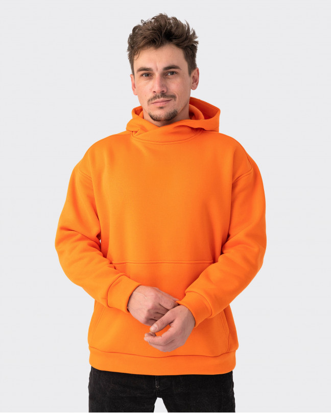 Hoodie "Essential" orange-colored